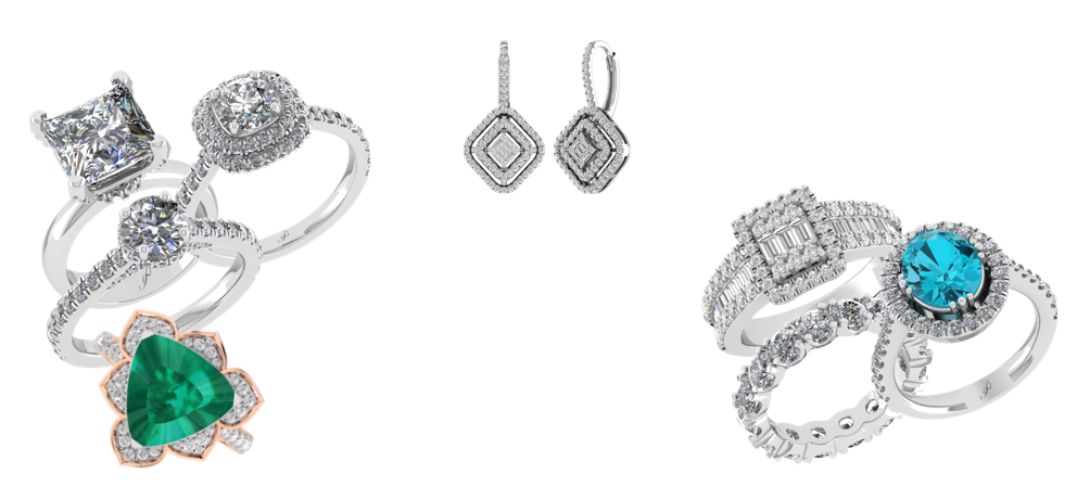 Jewel Nine.com- Classy, Elegant & Sophisticated Design Diamond Jewelry for all occasions- Jewelry for Engagement/Wedding/Anniversary/Gifts. We Specialize Custom Diamond Jewelry in all cuts & clarity. Graceful Rose/White/Yellow Gold with coloured diamond