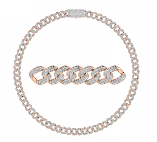 18K Diamond Necklace JN030609-NL5