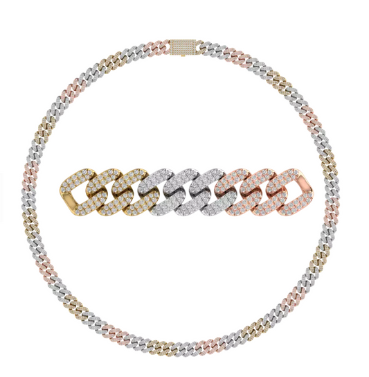 18K Diamond Necklace JN030609-NL4