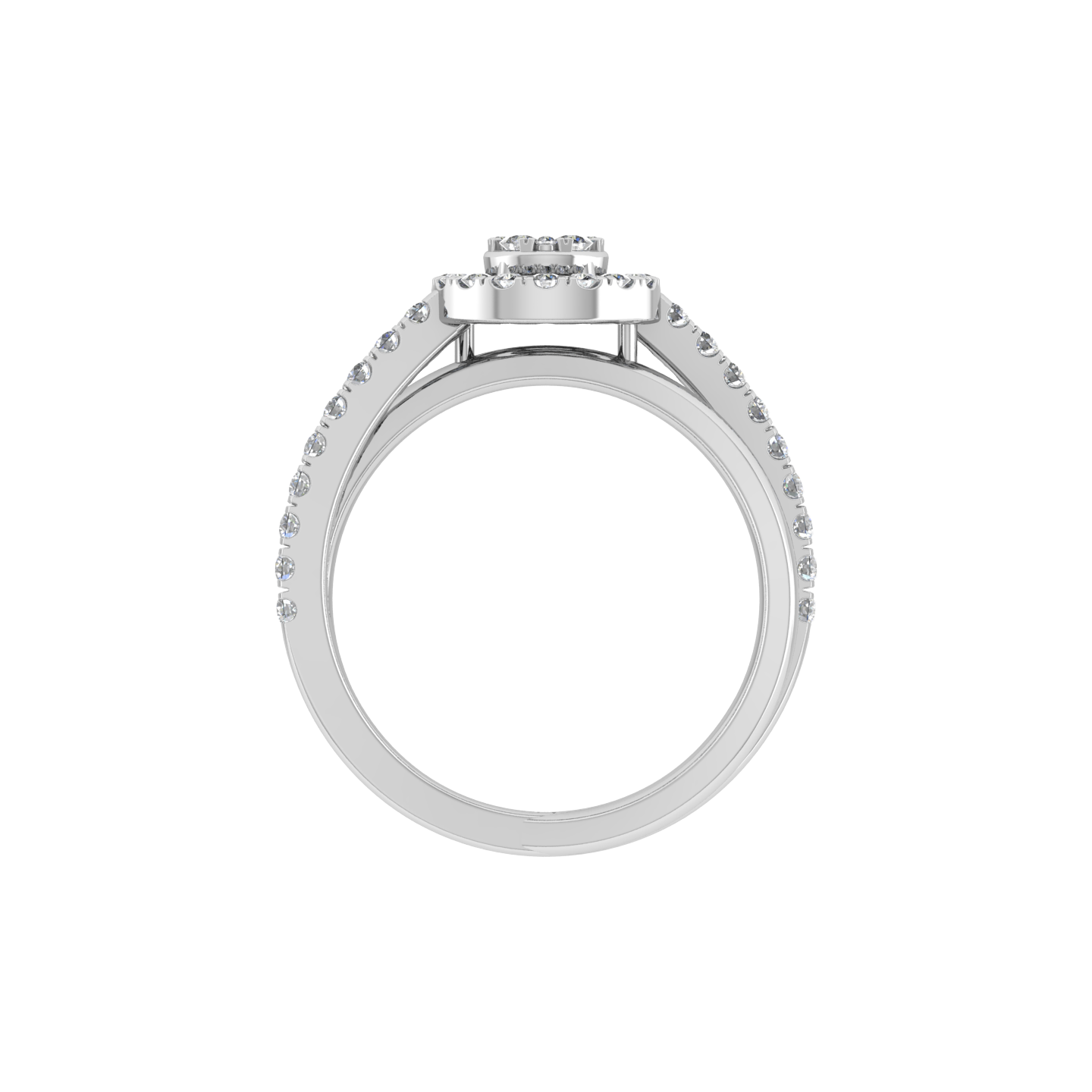 18K Gold Diamond Ring - JN030609-R159