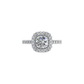 Elegant Design Diamond Stud 18K Gold Ring  -  JN030609-R190