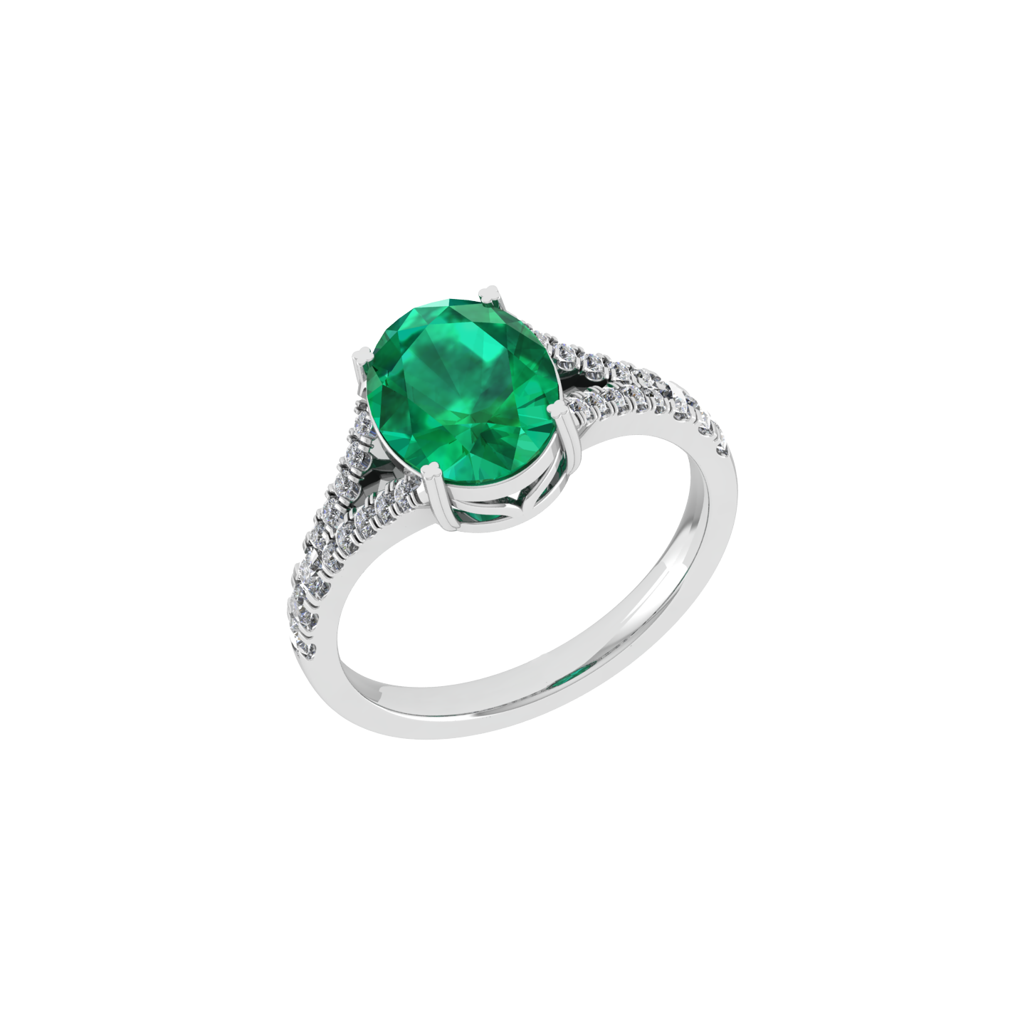 Beautiful 18K Gold Diamond Ring - JN030609-R178