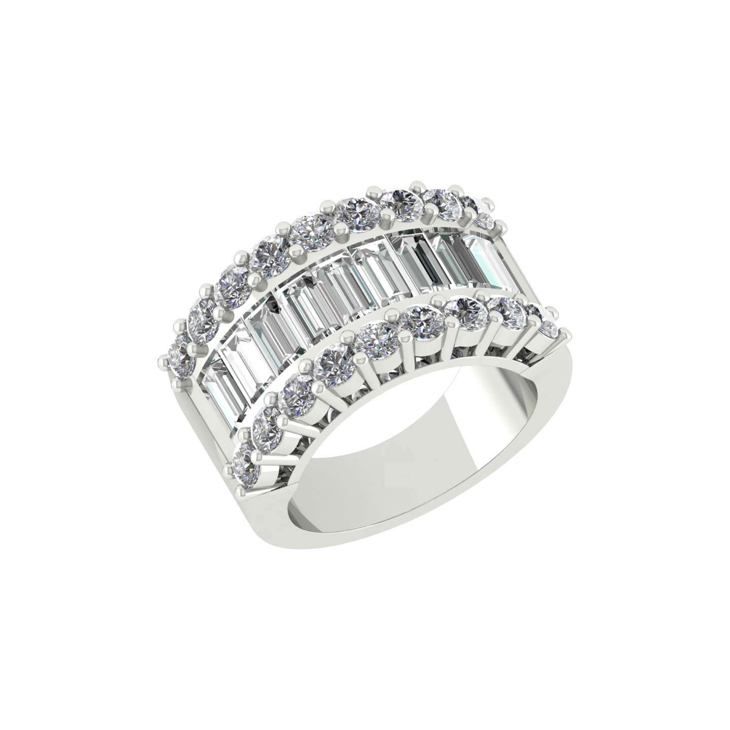 Luxury 18K Gold Diamond Ring  -  JN030609-R209