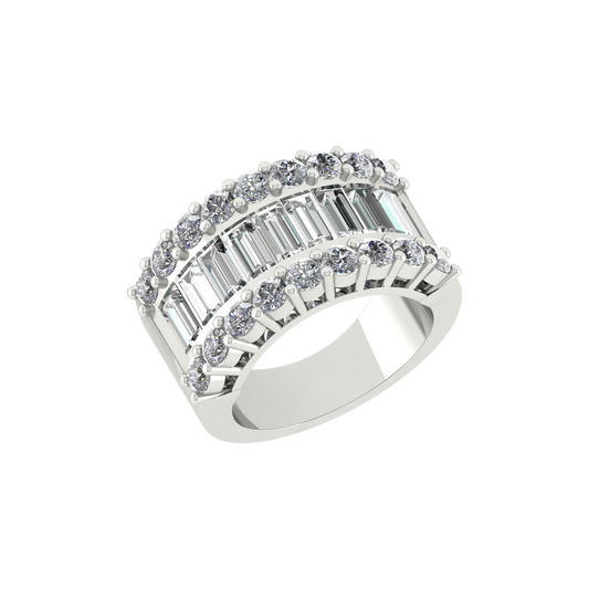 Luxury 18K Gold Diamond Ring  -  JN030609-R209