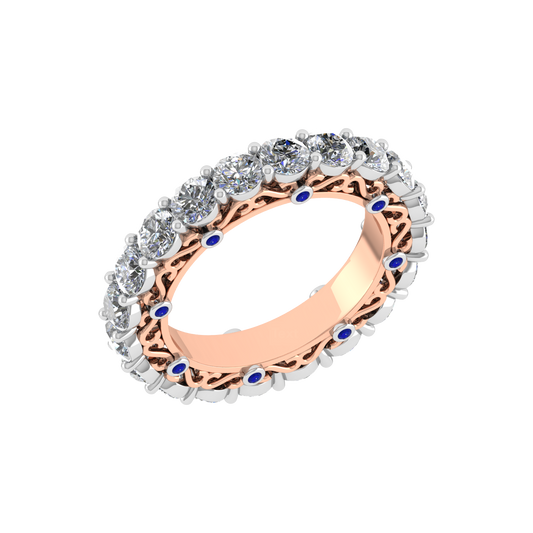 Elegant 18K Gold Diamond Ring  -  JN030609-R201