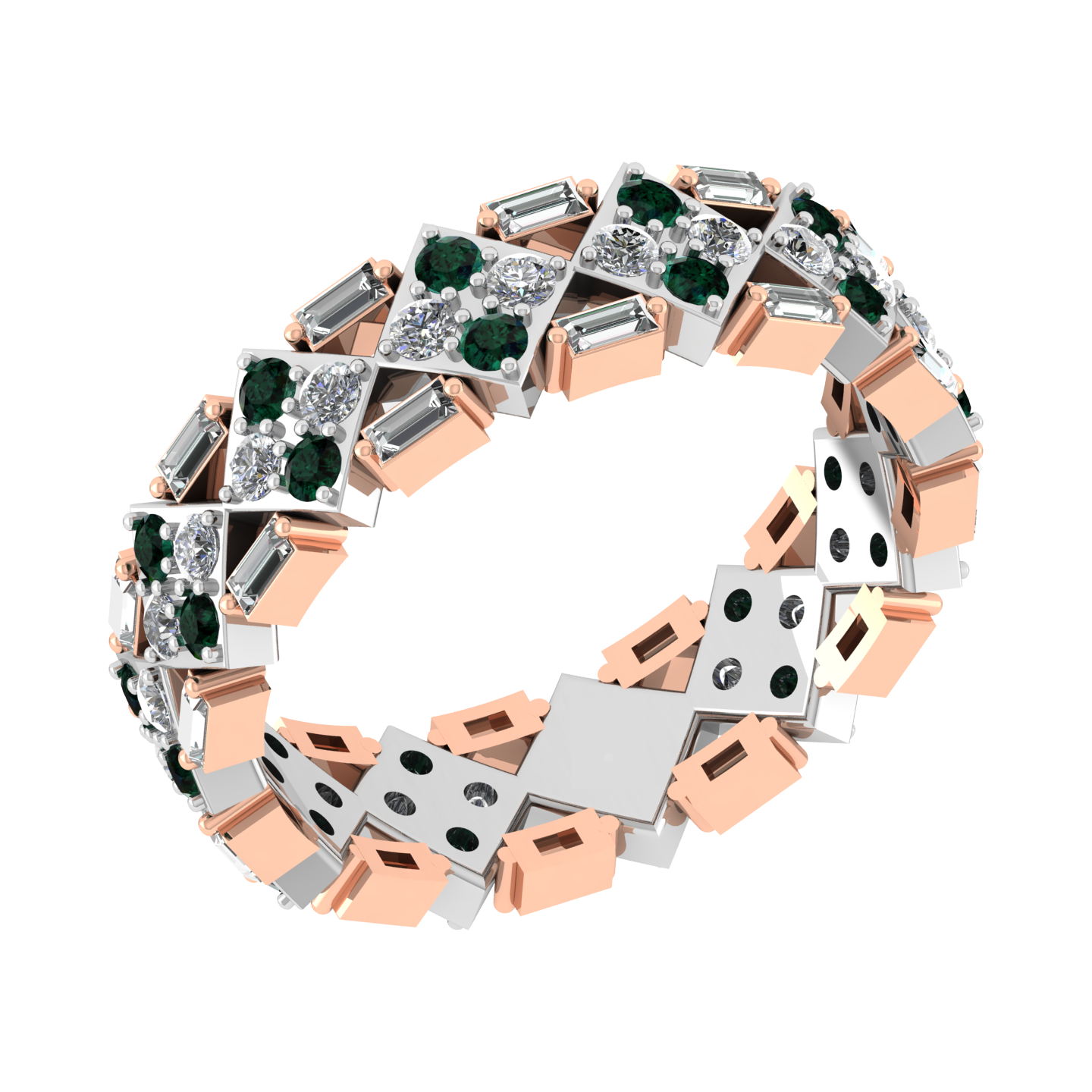 Elegant Design 18K Gold Diamond Ring - JN030609-R202