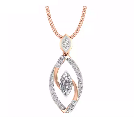 18K Diamond Necklace JN030609-NL3