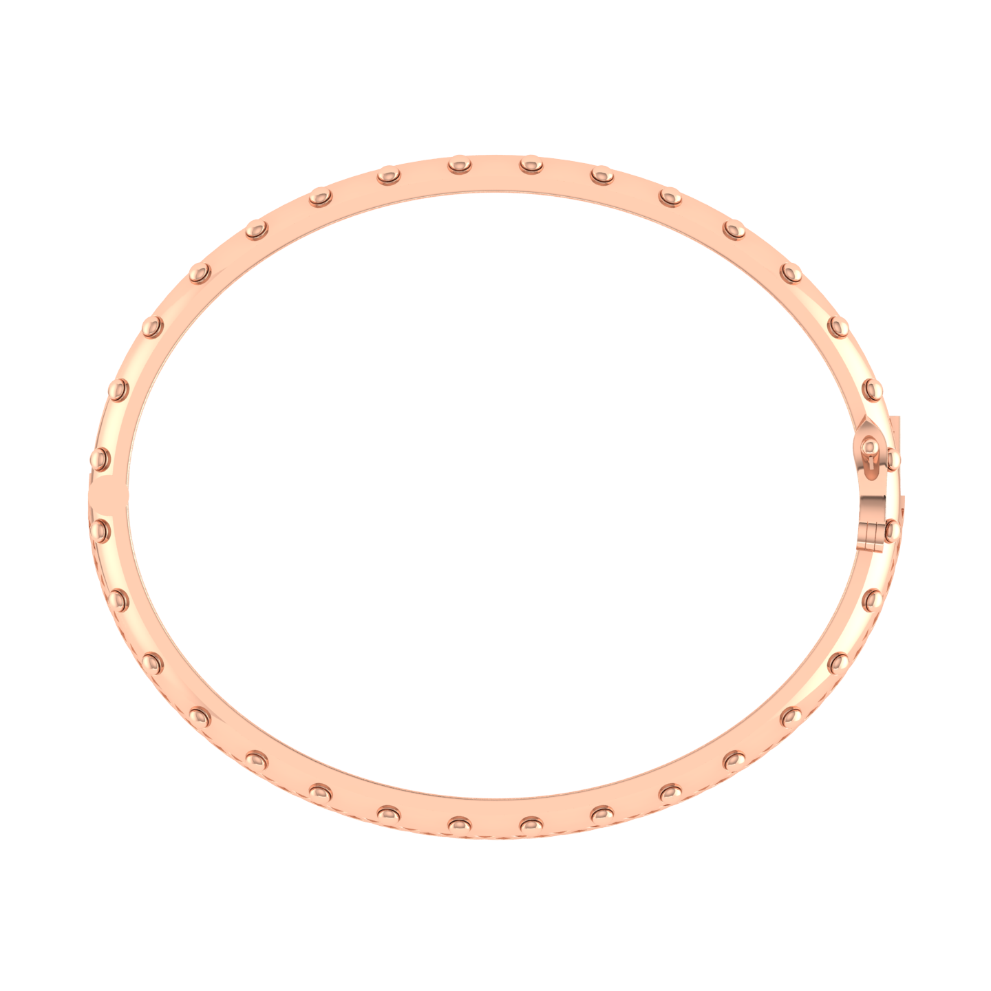 Beautiful 18k Rose Gold Diamond Bracelet- JN030609-BR7