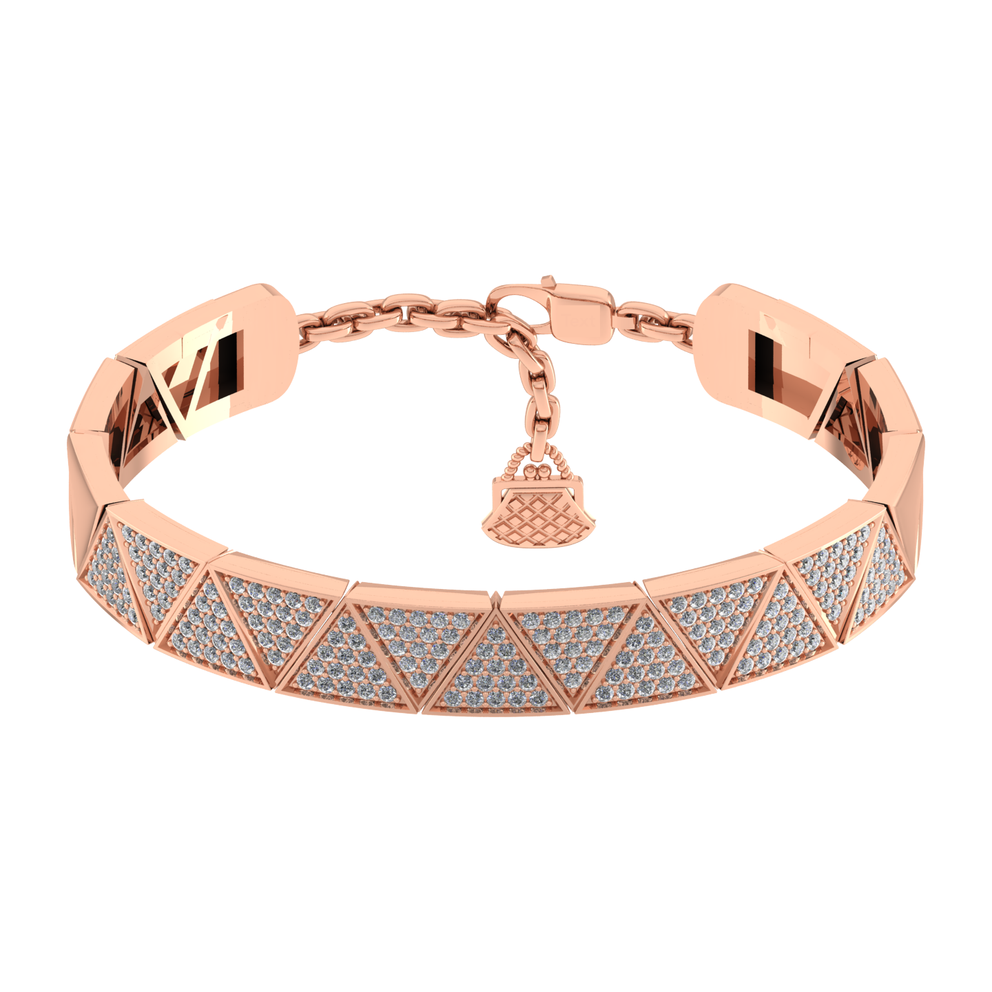 Luxury 18k Gold Diamond Bracelet - JN030609-BR22