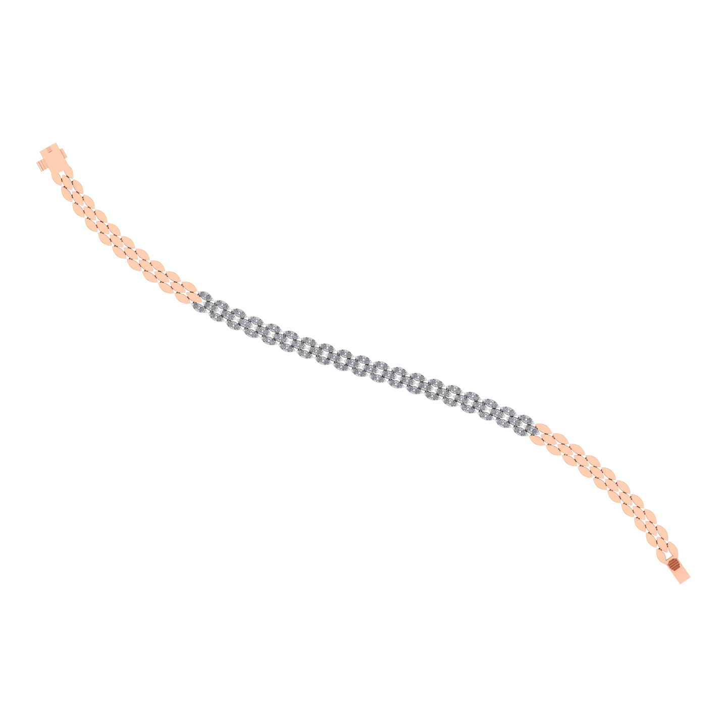 Luxury 18k Gold Diamond Bracelet - JN030609-BR26