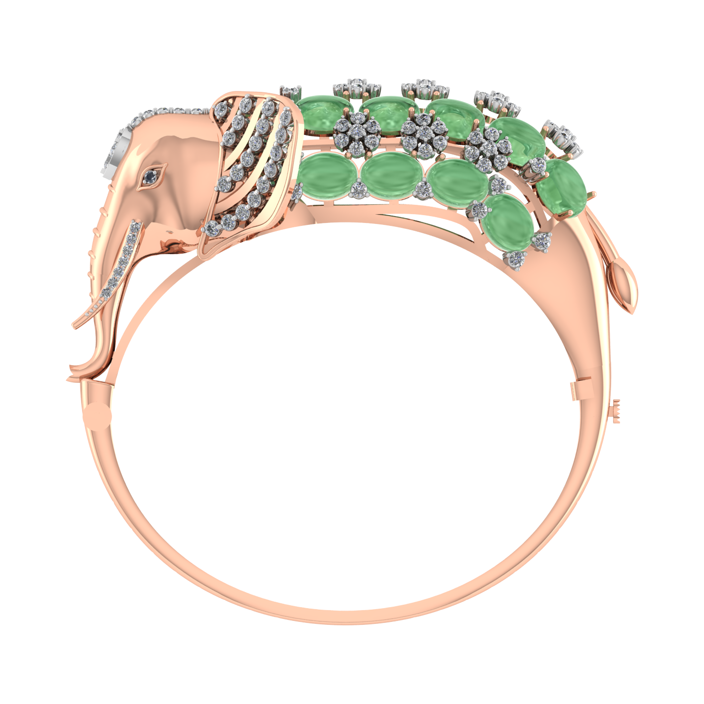 Graceful 18k Gold Diamond  Bracelet - JN030609-BR43