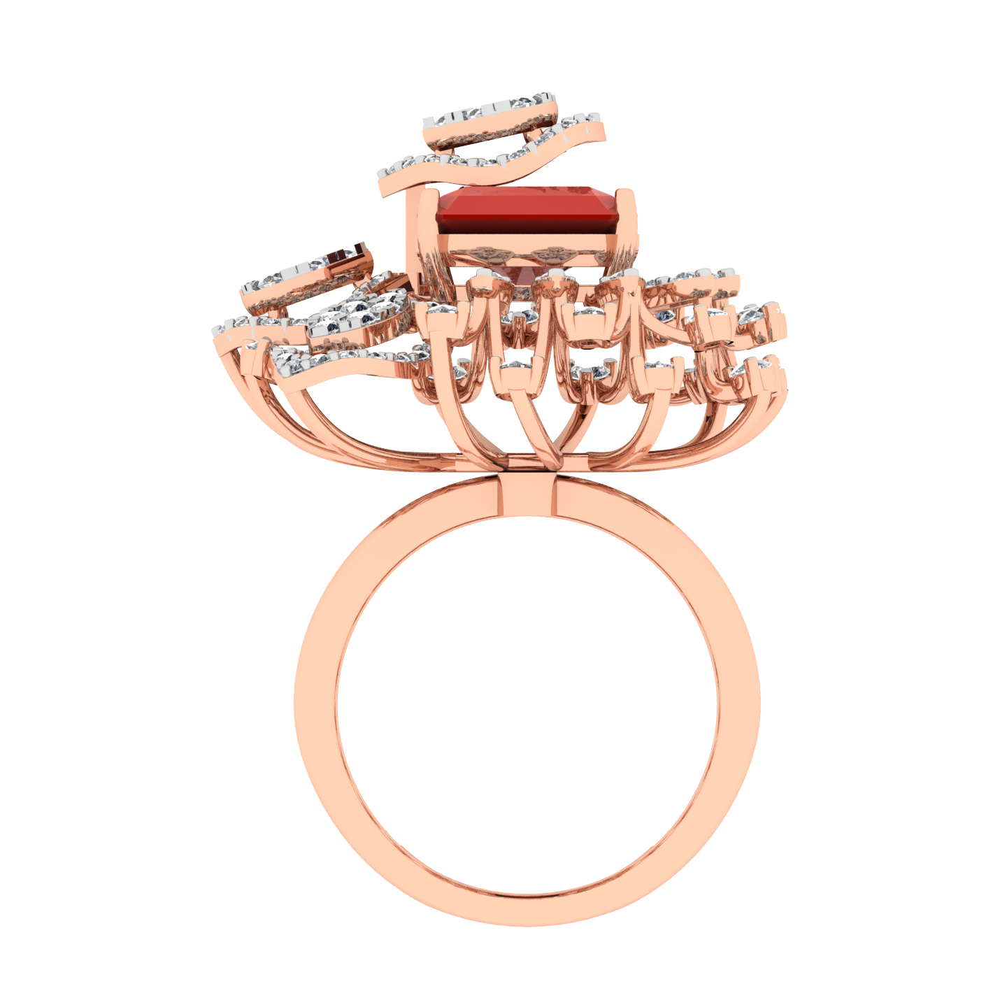 Beautiful 18K Gold Diamond Ring - JN030609-R25
