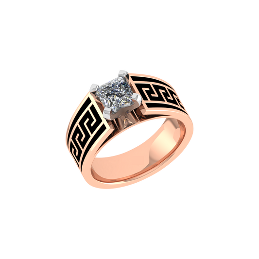Beautiful 18K Gold Diamond Ring  -  JN030609-R131