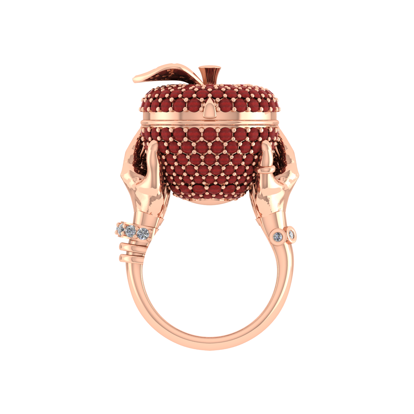 Custom Design 18K Gold Diamond Ring - JN030609-R139