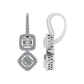 Beautiful Custom - Emerald Cut Real Diamond Geometric Shape Earring JN030609-ER9