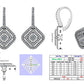 Elegant Design Natural Diamond Solid Gold Diamond Earrings - JN030609-ER13