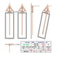 Trendy Solid 18K Natural Certified Diamond Dangle Drop Earrings - JN030609-ER14