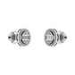Round Stud Cluster Set, Diamond Earrings - JN030609-ER73