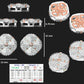 Stud Earrings Squared Shaped Earrings - JN030609-ER78