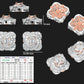 Square Diamond Earring - JN030609-ER79