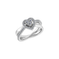 Heart Shape Beautiful 18K Gold Diamond Ring  -  JN030609-R161