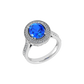 Royal Elegant 18K Gold Diamond Stud Ring  -  JN030609-R181