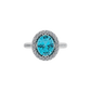 Royal Sophisticated Design 18K Gold Diamond Stud Ring  -  JN030609-R184