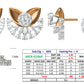 18K Gold Leaf Diamond Studs - JN030609-ER36