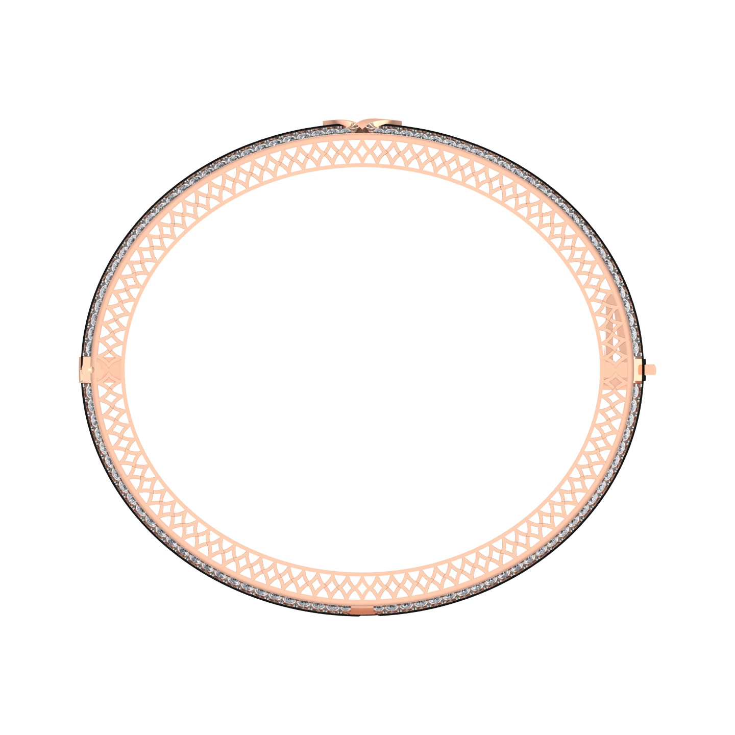 Luxury Elegant 18k Gold Diamond  Bracelet - JN030609-BR52