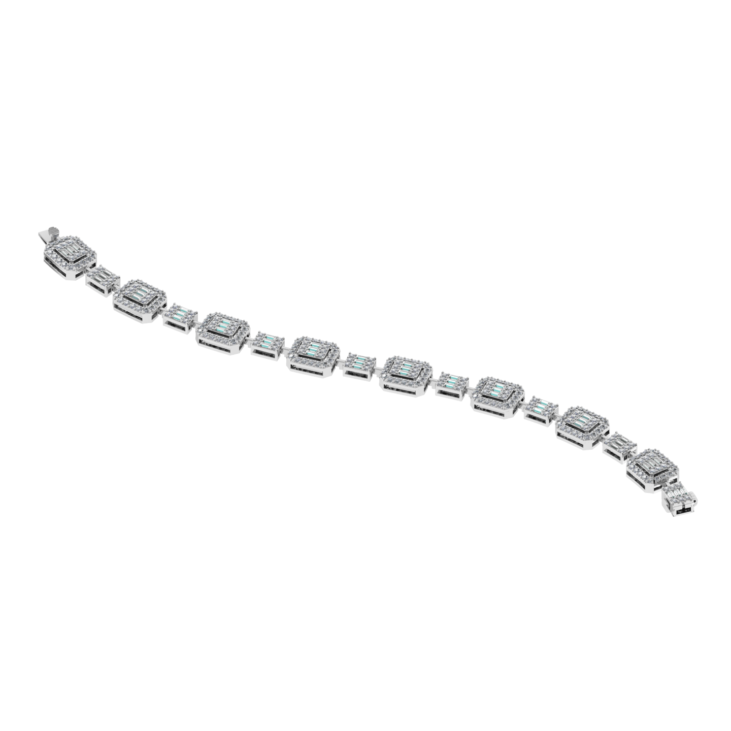 Luxury 18k Gold Real Natural Hot Selling Diamond  Bracelet - JN030609-BR3
