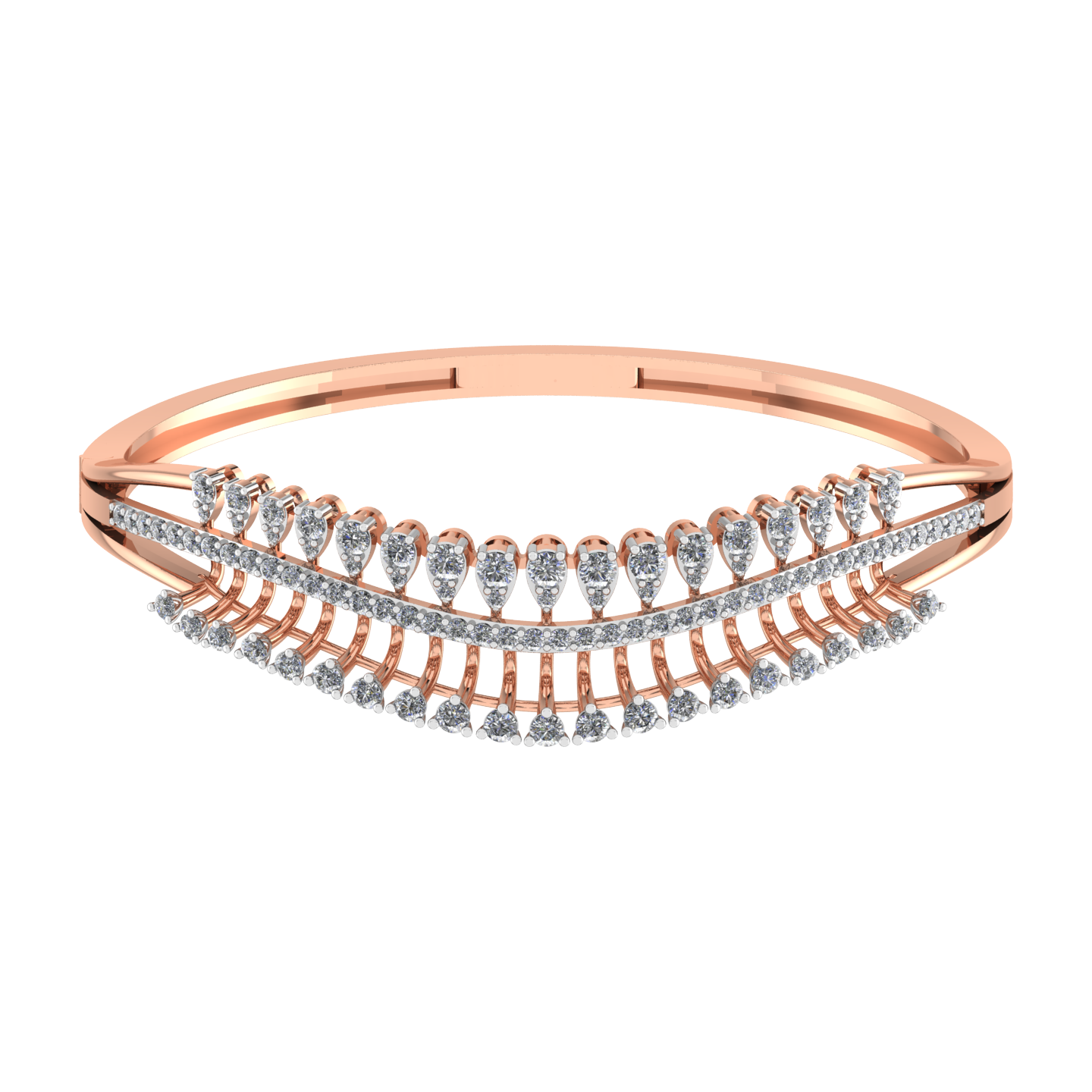 Graceful 18k Gold Diamond  Bracelet - JN030609-BR7
