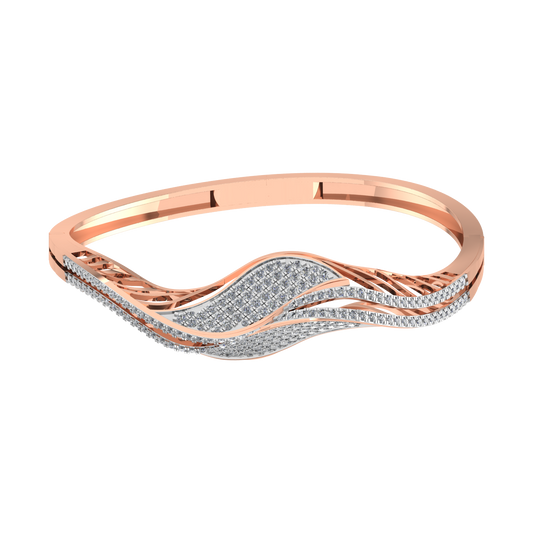 Luxury 18k Gold Diamond  Bracelet - JN030609-BR10