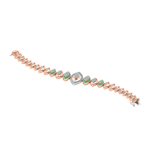 Elegant 18k Gold Diamond Bracelet - JN030609-BR11