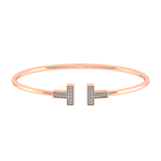 18k Gold Diamond  Bracelet - JN030609-BR27