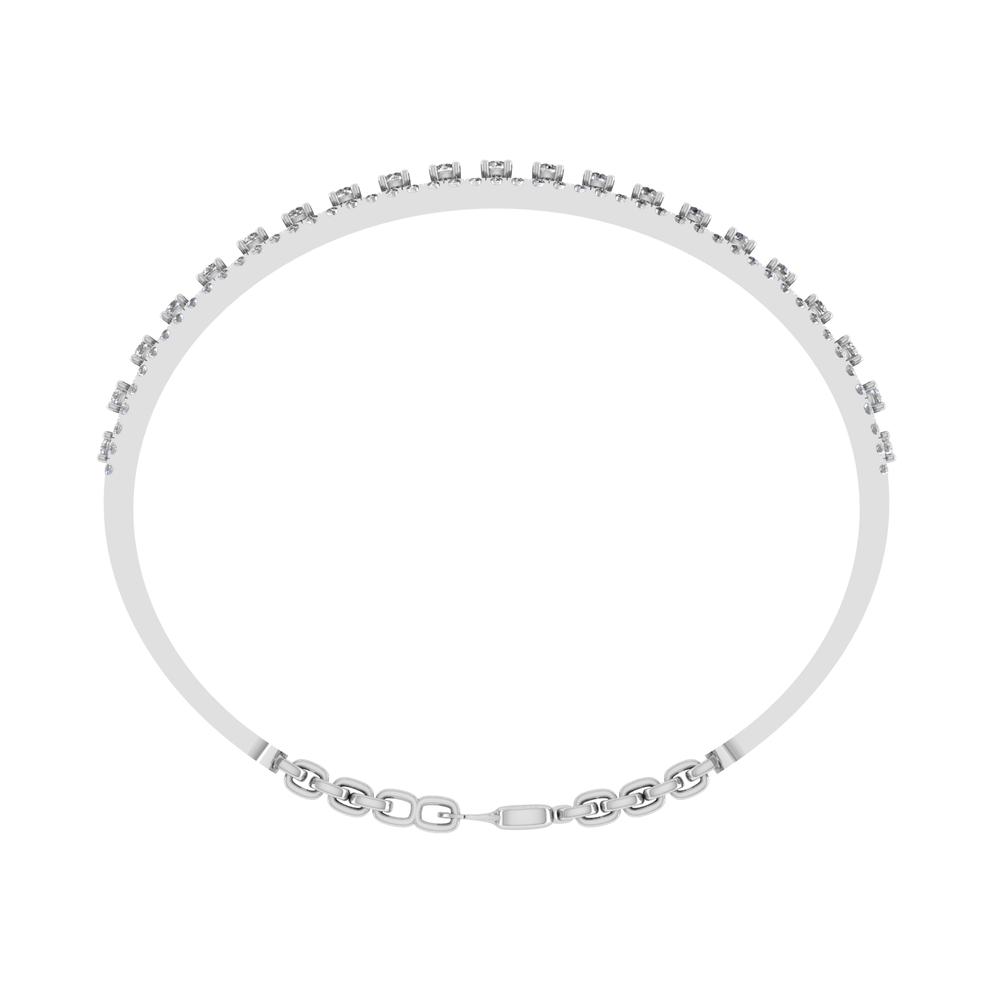 Luxury 18k Gold Diamond  Bracelet - JN030609-BR28