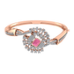 Luxury 18k Gold Diamond  Bracelet - JN030609-BR45