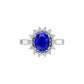 Royal Luxury 18K White Gold Diamond Ring  -  JN030609-R105