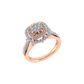 Beautiful 18K Gold Diamond Ring  -  JN030609-R54