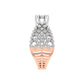 Beautiful Engagement 18K Gold Diamond Ring  -  JN030609-R90