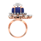 Graceful Custom 18K Gold Diamond Ring  - JN030609-R95