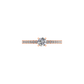 Beautiful 18K Rose Gold Diamond Ring  -  JN030609-R108