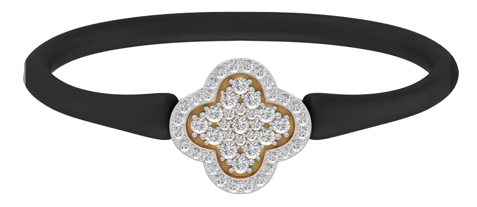 Elegant 18k Gold Diamond  Bracelet - JN030609-BR58