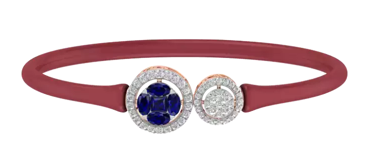 Elegant 18k Gold Diamond  Bracelet - JN030609-BR61